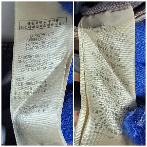 BURBERRY Haymarket Check Medium Willenmore Hobo Bag Brown/Beige - Picture 5 of 16